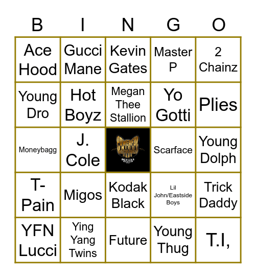 TRAP Bingo Card