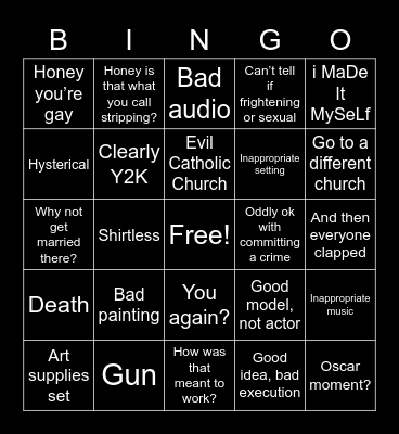 Ben & Arthur Bingo Card