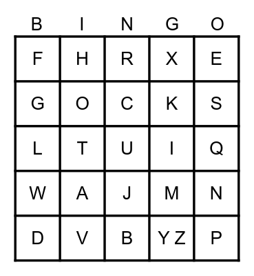 Building Early Literacy 2022 Bingo Card