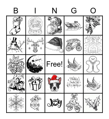 HOLIDAY Bingo Card