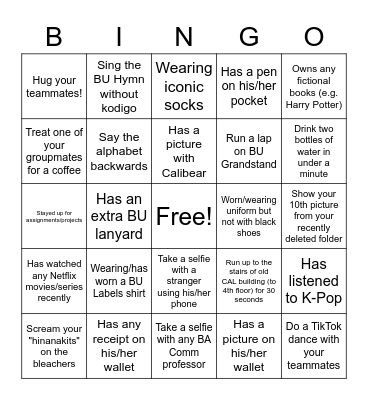 BUEÑO GKNB? Bingo Card