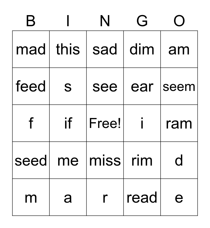 reading-mastery-bingo-card