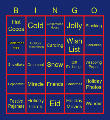 I can explain........ Bingo Card