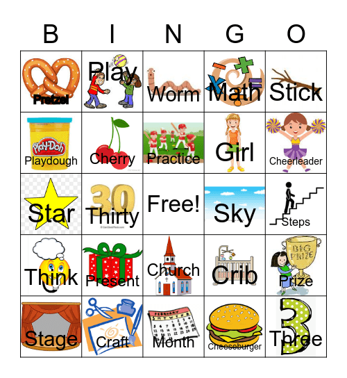 Holt's Speech Bingo Card