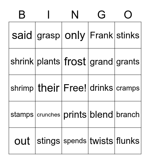 2.4 Bingo Card