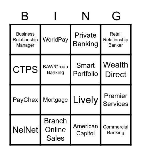 Referral Bing(o) Bingo Card