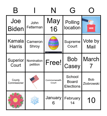 Holiday 2023 Bingo Card