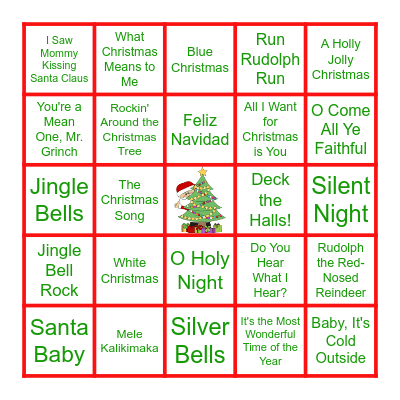 Christmas Bingo Card