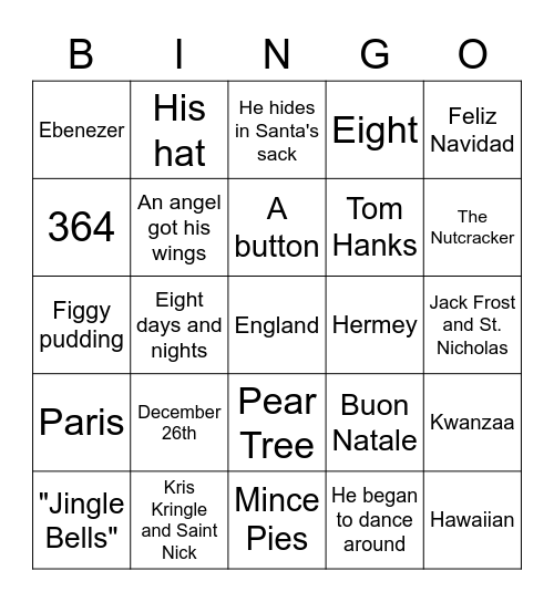 SVMS Homeroom Bingo Card