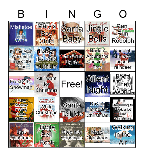 Christmas Bingo Card