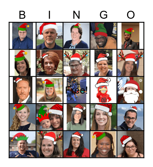 CUB Holiday Bingo Card