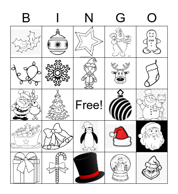HOLIDAY BINGO Card