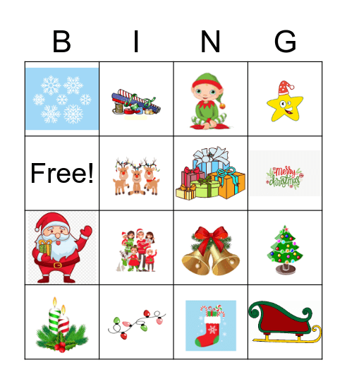 Christmas Bingo Card