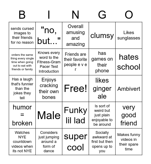 How Much Do You Have In Common With Bready Boy? Bingo Card