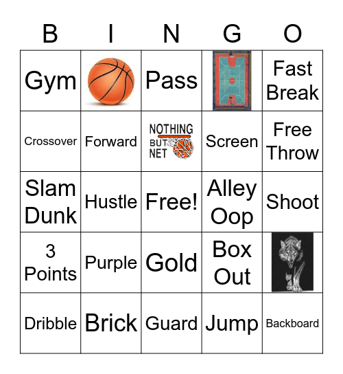 HHS BB HOCO "HUSTLE" Bingo Card