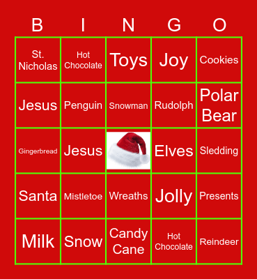 Winter Bingo Card