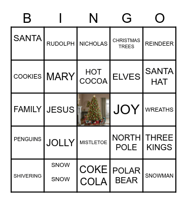 Winter BINGO Card