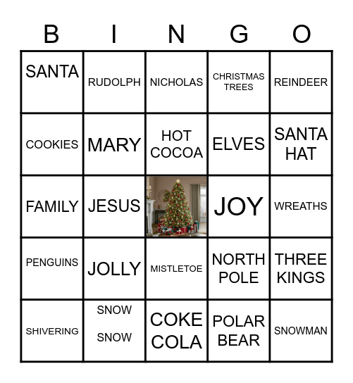 Winter BINGO Card