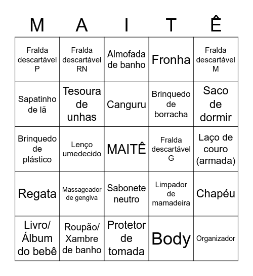 07 DE JANEIRO DE 2023 - TERTÚLIA DA Bingo Card