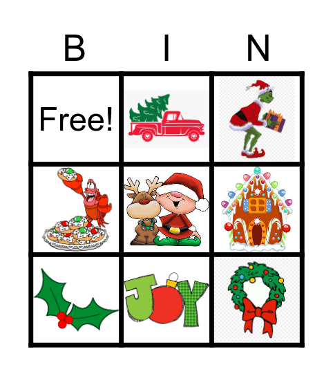 Christmas Bingo Card