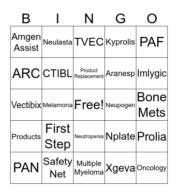 FRS 2015 Fall Training Bingo Card