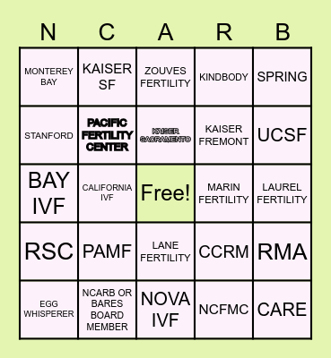 DEC 15 2022 Bingo Card