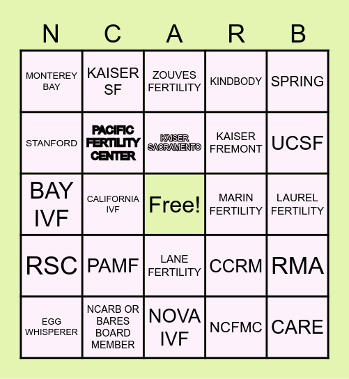 DEC 15 2022 Bingo Card