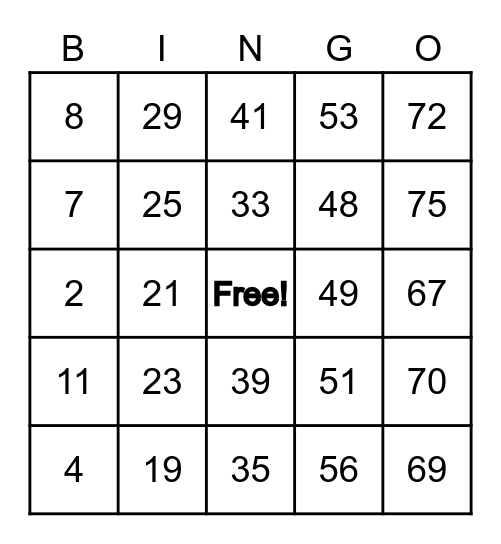 AEA CHRISTMAS PARTY 2022 Bingo Card