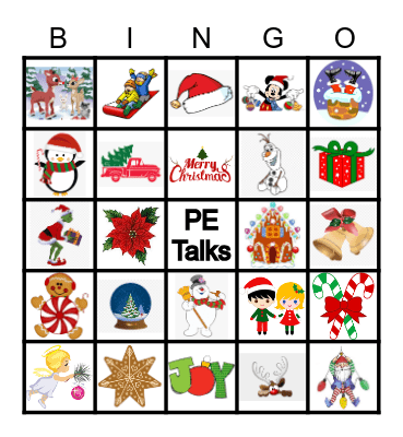 BINGO DA PE Bingo Card