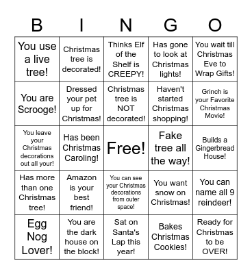 FOREST BINGO! Bingo Card