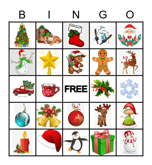 Christmas Bingo Card