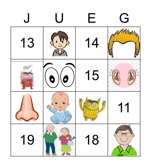 Unidad 1 Bingo Card