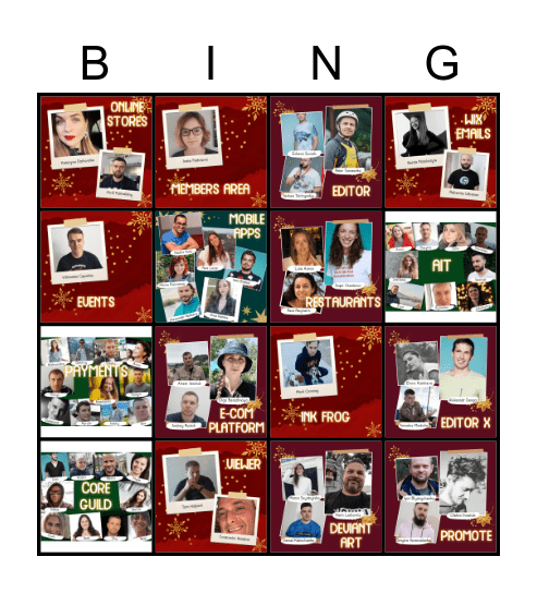 QA Guild Holidays Bingo Card