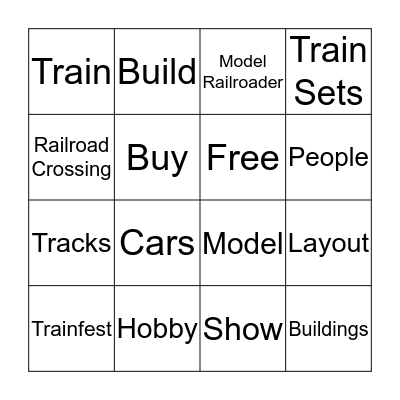 Trainfest Bingo Card