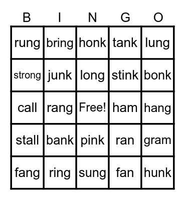 Welded Sounds Bingo Card