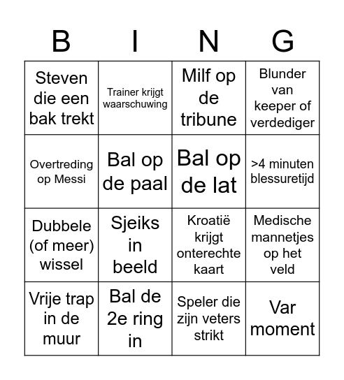 Borrelzzz Bingo Card