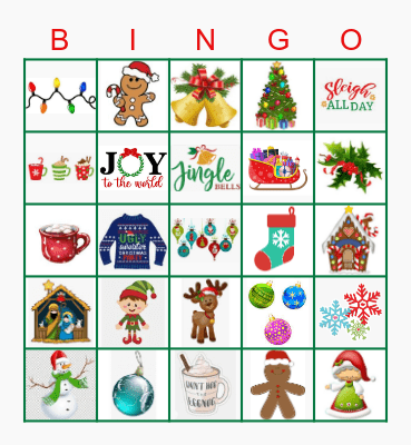 ITOS Christmas Bingo Card