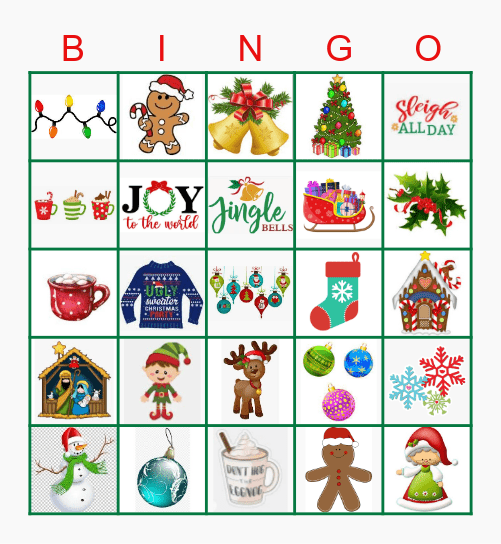 ITOS Christmas Bingo Card