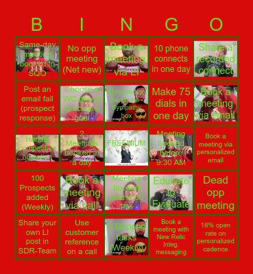SDR BINGO Card