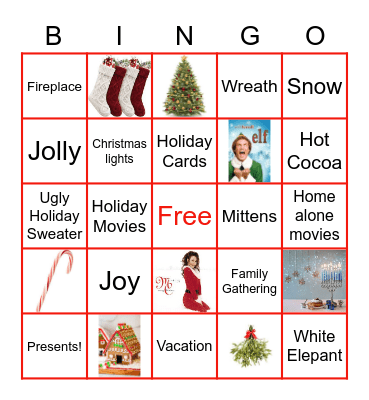 Winter Bingo Card