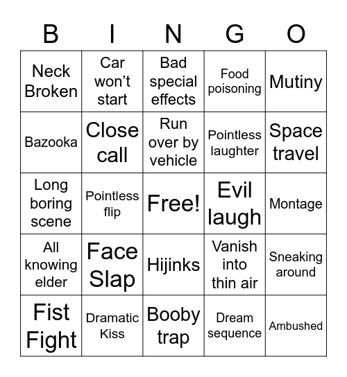 BINGOFLIX: Santa Claus vs. The Devil Bingo Card