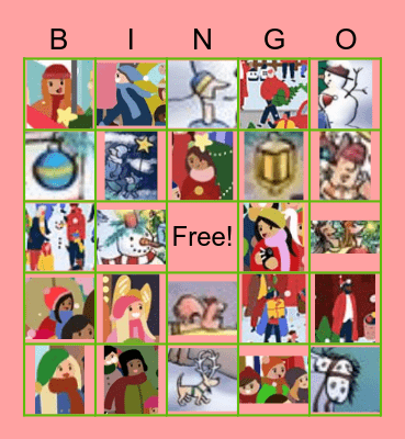 Test Holiday Bingo Card