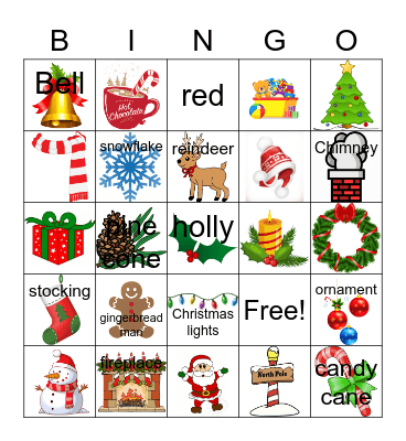 Christmas Bingo Card