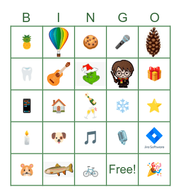 DMC End of Year Celebration! Bingo Card