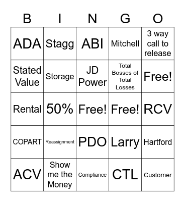 CTL Bingo 2022 Bingo Card