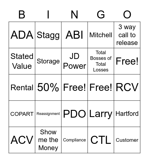CTL Bingo 2022 Bingo Card