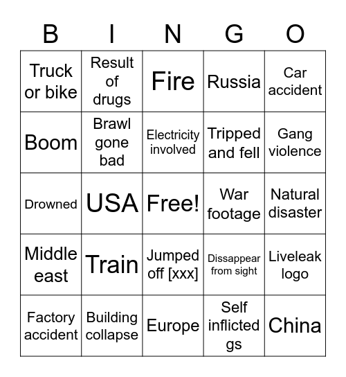 Collective Bingo Card