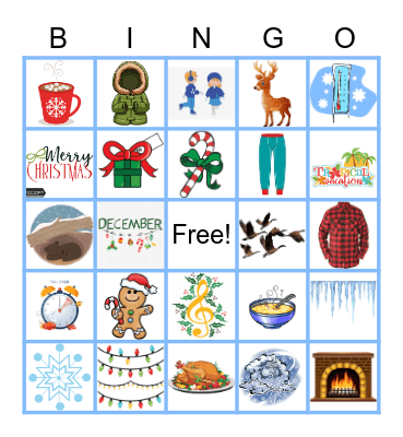 WINTER BINGO Card