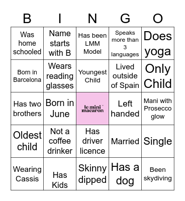 LMM Bingo Card