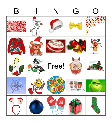 Christmas Bingo! Bingo Card